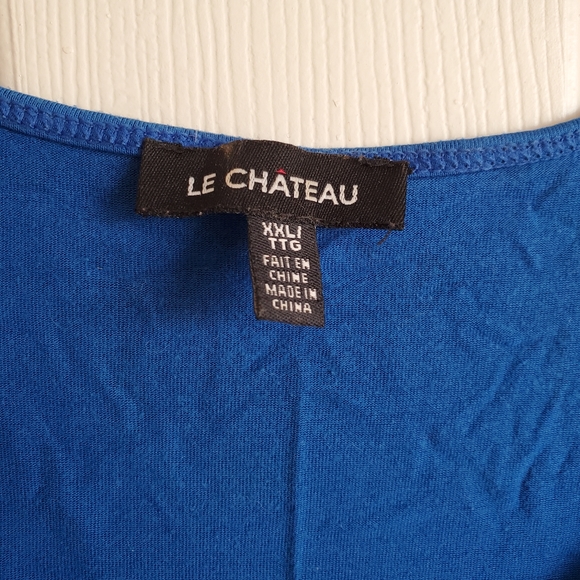Le Chateau Royal Blue Mini Dress - Picture 3 of 3